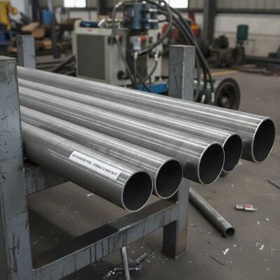DIN Standard Seamless Steel Pipe and Seamless Steel Tubing with Round Section Shape for Hydraulic Systems and Heavy Duty Applications